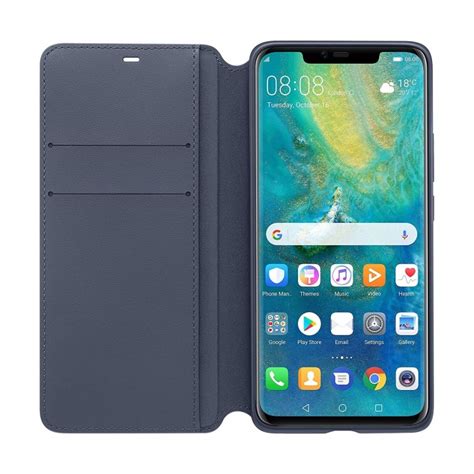 FUNDA CUBIERTA WALLET MATE 20 PRO AZUL OCEANO