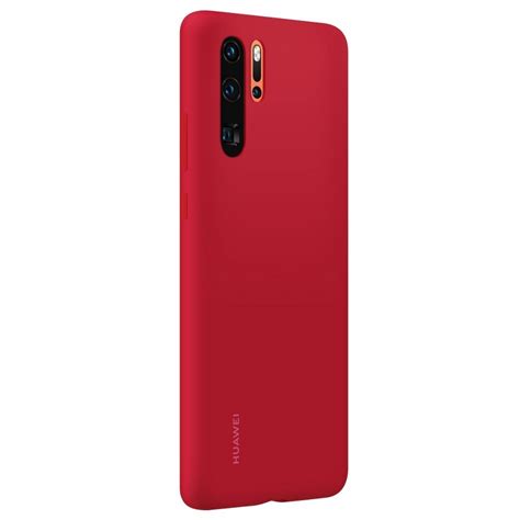 FUNDA PROTECTORA P30 PRO ROJO SILICONA