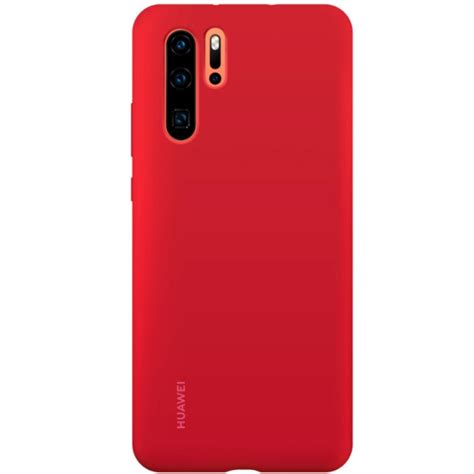 FUNDA PROTECTORA P30 PRO ROJO SILICONA