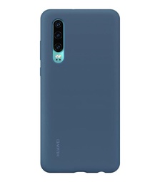 [51992850] FUNDA PROTECTORA P30 AZUL SILICONA